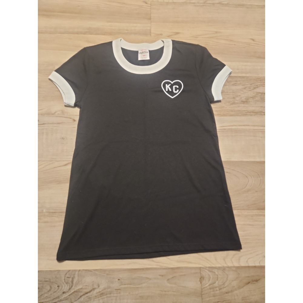 Charlie Hustle Shirt XS Women Black White Streetwear